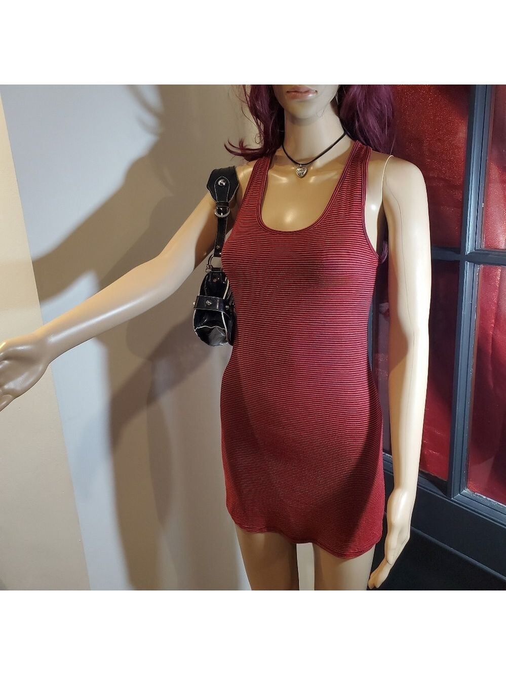 Y2K Striped Muscle Shirt or Dress